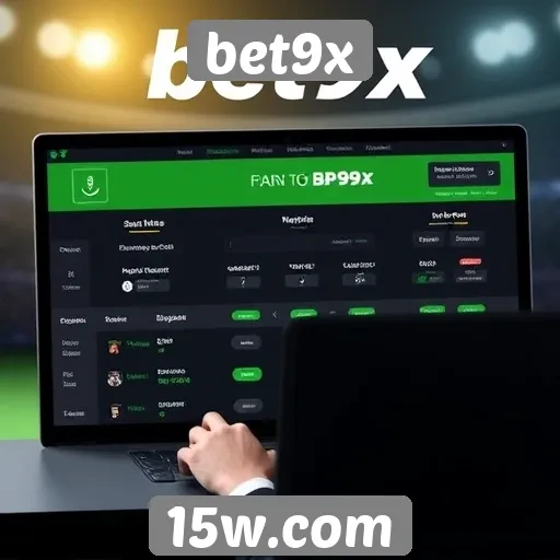 Análise das funcionalidades do site bet9x